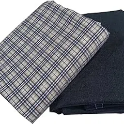 siyaram's Men's Checked Shirt and Trouser Unstitched Fabric Set -Gift Pack (Multicolour_Free Size) 30001-picture-45