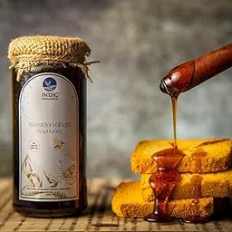 Indic Organics Western Ghats Raw NMR Tested Honey | Unprocessed, Unheated & Unpasteurized | NMR Tested at IISc, Bangalore (Wild Forest, 320 Gm)-picture-12