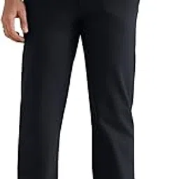 the souled store Super Pants: Men and Boys Solid Polyester Viscose Elastane Blend Classic Fit 4-Way Stretch Wrinkle-Resistant Trousers-picture-25