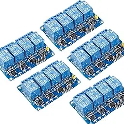 Ds Robotics® 4 Channel 5V Relay Module with Optocoupler Low Level Trigger Expansion Board Compatible with R3 MEGA 2560 1280 DSP ARM PIC AVR STM32 Raspberry Pi (5 Pieces)-picture-22
