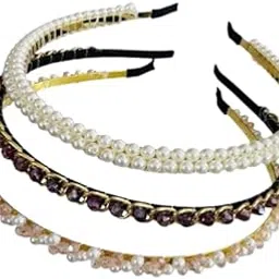 deepti chandna designs Women and girls Elegant Crystal & Pearls, Latest Hair bands/Headbands-picture-17