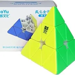 MoYu WeiLong Pyraminx Magnetic Speed Cube | Dual-Adjustment Core, 5 Magnet Strength Settings & 8 Compression Settings | Premium Fast Turning Pyraminx Puzzle-picture-54