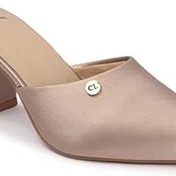 carlton london Women Comfortable Fashion Pointed Toe Heeled Mule Shoes for Daily use, Office use, Casual use-picture-15
