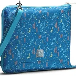 VAYA BAGMAT Mini 2-in-1 Multipurpose Lunch Bag and Table Mat, Insulated Lunch Bags for Office Women for Tiffin Box with Adjustable Sling,Cutlery Space, Galaxy Blue-picture-27