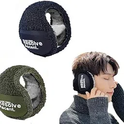 clothera Winter wear Pack of 2 Furry Warm earmuffs for Adults-picture-44
