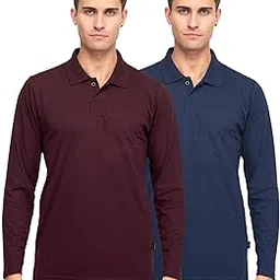 godfrey Full Sleeve Polo T Shirt for Man Cotton Regular Fit - Mens T-Shirts with Collar-picture-39