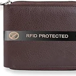 fusion star Artificial Leather Wallet for Men Color (Brown 2)-picture-48