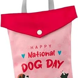 SNAPPSY Nappy Bag Portable Travel Bag Baby Cloth Diaper Bag for Outdoor Daycare Pool Dog 25x30cm-image-6