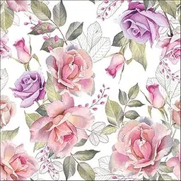 DCAD Decoupage Tissue Paper Napkin - Josephine (Pack of 20 Same Design, Size 33 cm X 33 cm) image 1