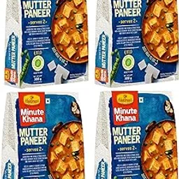 Haldiram's Nagpur Ready To Eat Mutter Paneer 300g (Pack of 4) Combo-picture-31