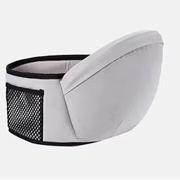 Babyhood Carriers with Hip Seat to Sling Carry Bag with Great Lumbar with Double Lock Safety, 6-in-1 Baby Carrier, Infant Toddler Hip Carrier (Grey)-picture-10