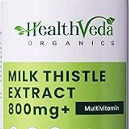 HEALTH VEDA ORGANICS PRIVATE LIMITED Milk Thistle Extract, 800 mg Liver Support Supplement | 60 Veg Tablets | For Liver Support & Liver Detox | For both Men & Women-image-57