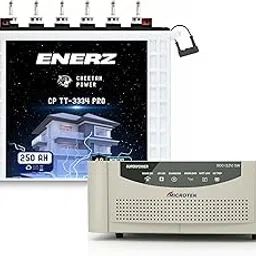 250Ah Tall Tubular Inverter Battery 12V C20, 4-Year Warranty with 800 VA 3 Years Warranty Inverter Reliable Power for Home & Office-image-35