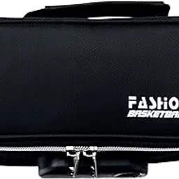 Dizgoy Canvas Large Capacity Lockable Pencil Case,Waterproof Stationery Storage Bag,4 Layer Compartments Big Capacity Pencil Pouch With Pen Insert Compartment For Boy Girls Men Women Adult (Black)-picture-18