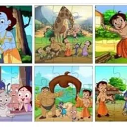 Sketchfab Wooden Chhota Bheem Jigsaw Puzzle image 1