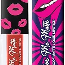 Jaquline USA Color Me Matte Long Lasting liquid Lipstick enriched with vitamin E & tea tree oil (Spice Orange-5 ml)-picture-29