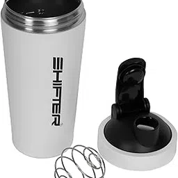 SHIFTER Stainless Steel Shaker Bottle (500ml) for Protein Shake 100% Leakproof | Free RW Plant Protein Drink Mix-picture-55