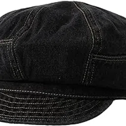myaddiction Flat Cap Versatile Retro Newsboy Hat for Outdoor Activities Camping Shopping Black-picture-35