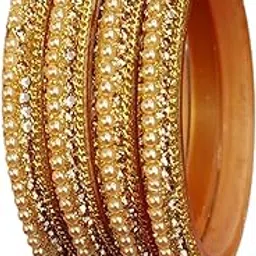 sgn fashion Stylish Golden Stone and Pearl Bangles – Designer Fancy Bengali Jewelry for Weddings & Celebrations-picture-28