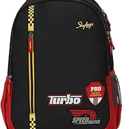 Laptop Backpack 31L with 3 Spacious Compartments, Built to Last Strap & Keychain Holder | Black | Cruze-image-40