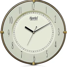 Ajanta F-Series 12 Inches Analog Wall Clock for Home and Offices, Wall Watch (Ivory), Plastic-picture-27