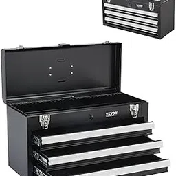 COSMOMART,Heavy-Duty 20" Metal Tool Chest Organizer with 3 Drawers & EVA Liners - Garage, Workshop & Home Tool Storage-picture-22