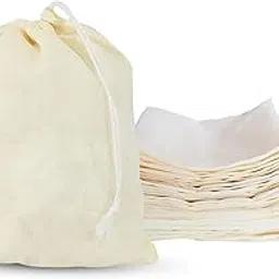 Star Quick Links™ 25 Pcs – (6 x 8 Inch) Muslin Bags Cotton Drawstring Bags Sachet Bag for Home Supplies Potli Bag-image-60