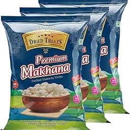 Dried Treats Premium Lotus Seed/Makhana, 250g (Pack of 3)-picture-16