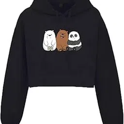 tailed beast Tailed BeastWomen and Girls Crop Hoodie,Design Panda 3Hoodie,Lavander for Winters-picture-20