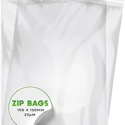 V1 Trade - Pack of 100 zip bags - 100 x 150 mm - Sturdy bags with snap closure - For better organization - Resealable plastic bags (100 x 150 mm)-picture-33