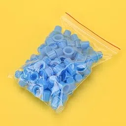 100 Pcs Tattoo Blue Tattoo Color Cup | Ensuring Stability And Easy Cleanup | Ideal For Holding Tattoo Ink | Suitable For Professional Tattoo Artists-image-0