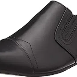 hush puppies Men's Frazer Slip On Black Leather Formal Shoes-picture-55