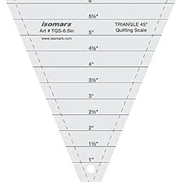 Isomars Triangle Quilting Ruler - 6.5"-picture-37