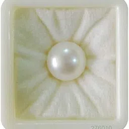 khushbu gems 11.45 Carat - 12.25 Ratti Pearl Gemstone Original Certified Natural White Color Moti Stone-picture-53