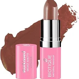 Biotique Natural Makeup Starkissed Moist Matte Lipstick, Dancing Queen-picture-30