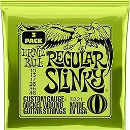 EBL*3221 (Ernie Ball's Regular Slinky Nickel Wound El Gtr Stg 10-46 (3Pack)-picture-23