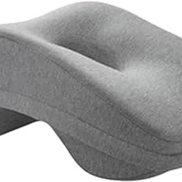 jazzy pearls JAZZY PEARLS® Face Down Pillow Portable Desk Napping Pillow for Road Trips Libraries Plane Gray-picture-11