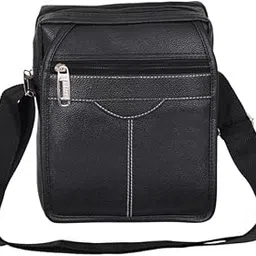 hackon star Messenger Sling Bag, Black, Crossbody Travel Shoulder Bag for Men and Women with Multiple Compartments-picture-10