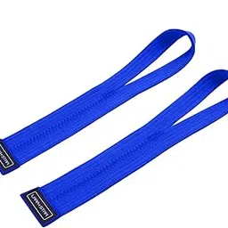 HEAVENGLOW 2x Weight Lifting Straps Wrist Lifting Straps for Exercise Strength Training Blue-Sporting Goods-Fitness Running & Yoga-Strength Training-Gloves Straps & Hooks-2 Weight Lifting Straps-picture-21