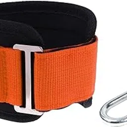 ATORSE Ankle Strap Cable Attachment D-Ring Leg Weight Lifting Exercise Orange-image-11