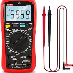 BABATOOLS UNI-T UT890D+ Plus Digital Multimeter Ac and Dc Voltag Ammeter Voltmeter Frequency Resistance Capacitance True RMS Multimeter 6000 Counts,Capacitor Tester image 1