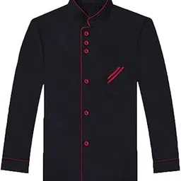 exhilaraz Household 1Pc Unisex Single Breasted Long Sleeve Chef Coat Working Uniform Cook Clothes-picture-37