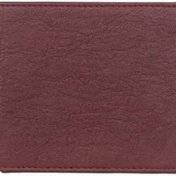creatic kraft Faux Leather Plain Album Wallet for Men, Color: Brown-picture-44