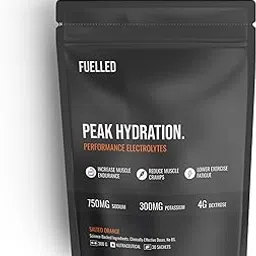 Peak Hydration Electrolytes Intra Workout Drink (900 g, 60 Servings) / Salted Pineapple Performance Electrolytes with 4 Vital Minerals & added 4 g Dextrose - 750 mg Na, 300 mg K, 100 mg Mg, 46 mg Ca-picture-27