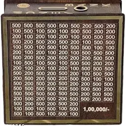 SHRAVAN Enterprise Money Saving Wooden Piggy Bank with Goal Chart | Savings Tracker Board | Home & Office Décor Style_292-image-51