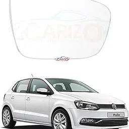 CARIZO® Rear View Mirror Glass (Right/Driver Side) Compatible with Volkswagen Polo (Type-2) 2016-2019-picture-29