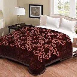 CHANGERS Soft Floral Double Bed Embossed Blankets,Quilt,duvets,dohar for Winters-picture-14