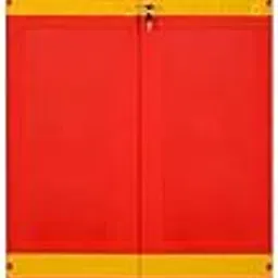 Nemi Agency Nilkamal Plastic Mini Large Storage Cabinet (Bright Red and Yellow)-picture-17