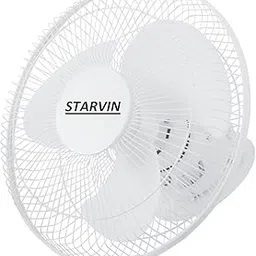 STARVIN Cabin Fan 12" 300 MM High Speed 2400 RPM Copper Motor || Celling Fan Wall fan Comfortable in All Room Limited Edition || Make in India || White Cabin Fan | R28253-image-3