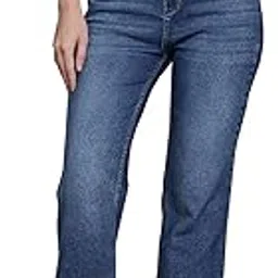 nifty Women's Denim Stretchable High Waist Flared Jeans-picture-32